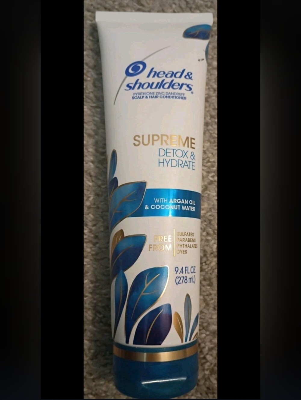Head & Shoulders Supreme Detox & Hydrate  Hair Conditioner Coconut 9.4oz